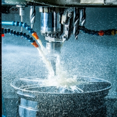 CNC-Bearbeitung des Lochkreises