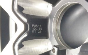 Beispiel Gravur Felge - Detail P