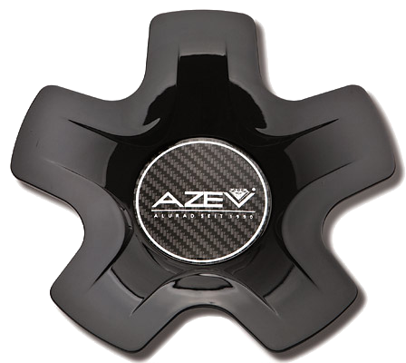 Nabendeckel Typ P2 Nero in Schwarz glänzend